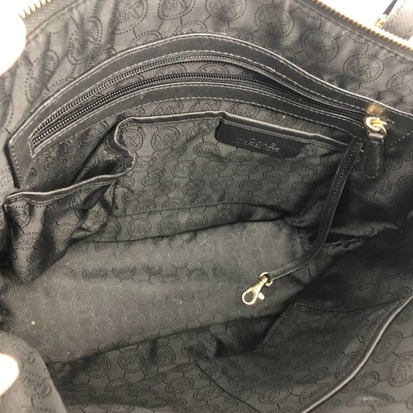 Michael Kors black classic Jet Set Saffiano leather tote bag & matching wallet - Picture 8 of 16